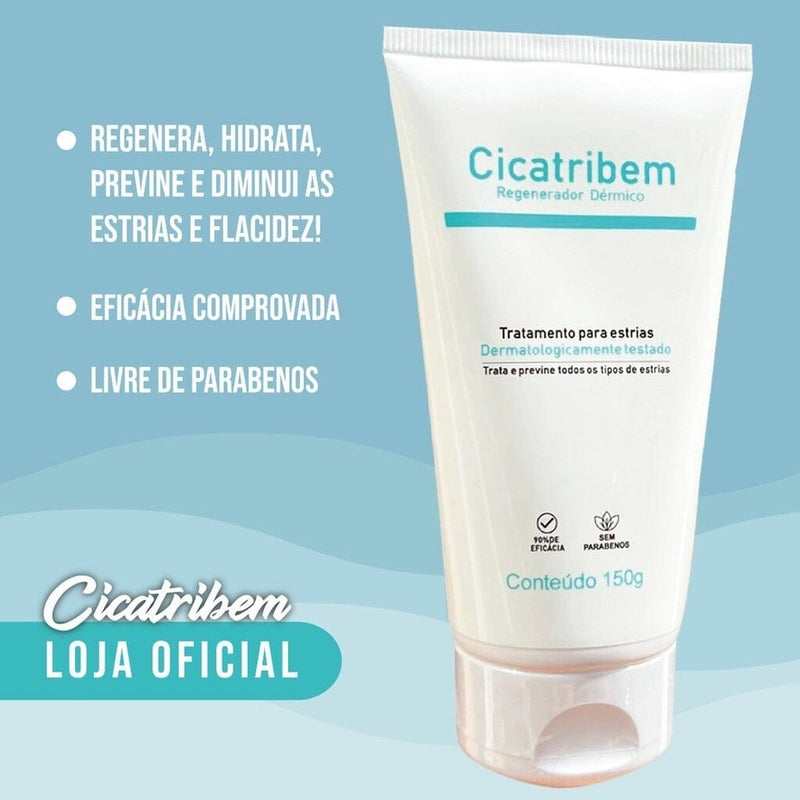 Creme Cicatribem Anti Estrias + Brinde Exclusivo - Frete Grátis Apenas Hoje