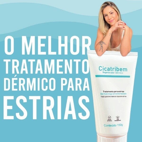 Creme Cicatribem Anti Estrias + Brinde Exclusivo - Frete Grátis Apenas Hoje