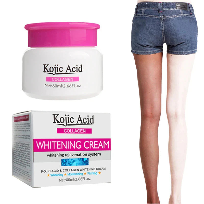 Creme de Clareamento Corporal Kojic Acid + Brinde - Frete Grátis Apenas Hoje