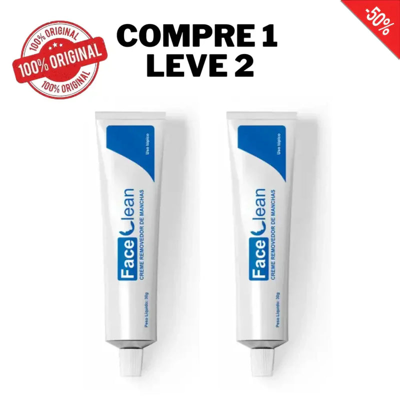 Creme Face Clean - Compre 1 Leve 2 + Brinde - Somente Hoje