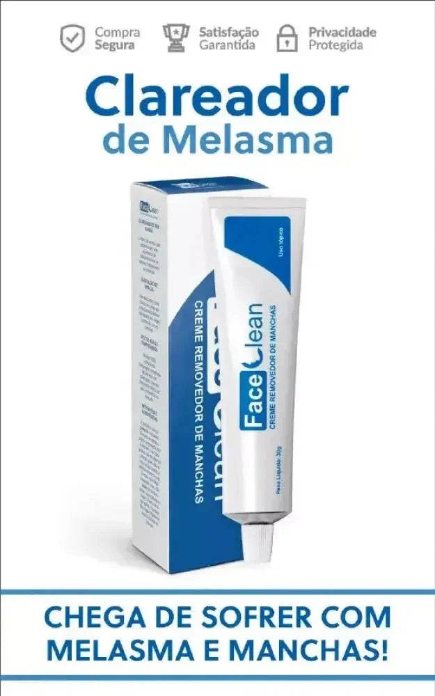 Creme Face Clean - Compre 1 Leve 2 + Brinde - Somente Hoje