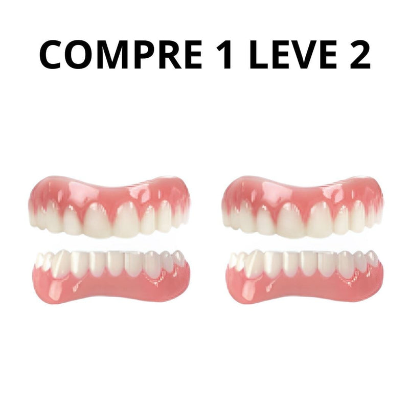 Compre 1 Leve 2 - Dentadura Universal NewSmile + Brinde - Oferta Somente Hoje