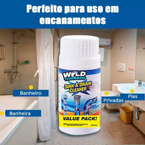 Desentupidor de Canos Wild Tornado® Compre 1 Leve 2 - Oferta Somente Hoje