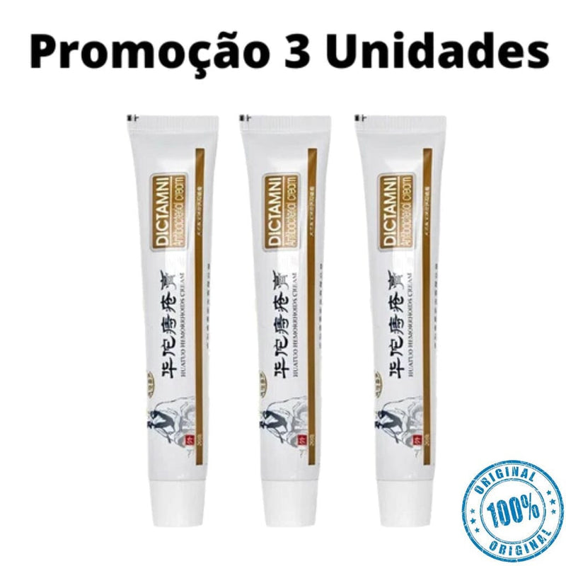 DICTAMNI - Promoção 3 Unidades- Pomada Japonesa para Hemorroida + Brinde