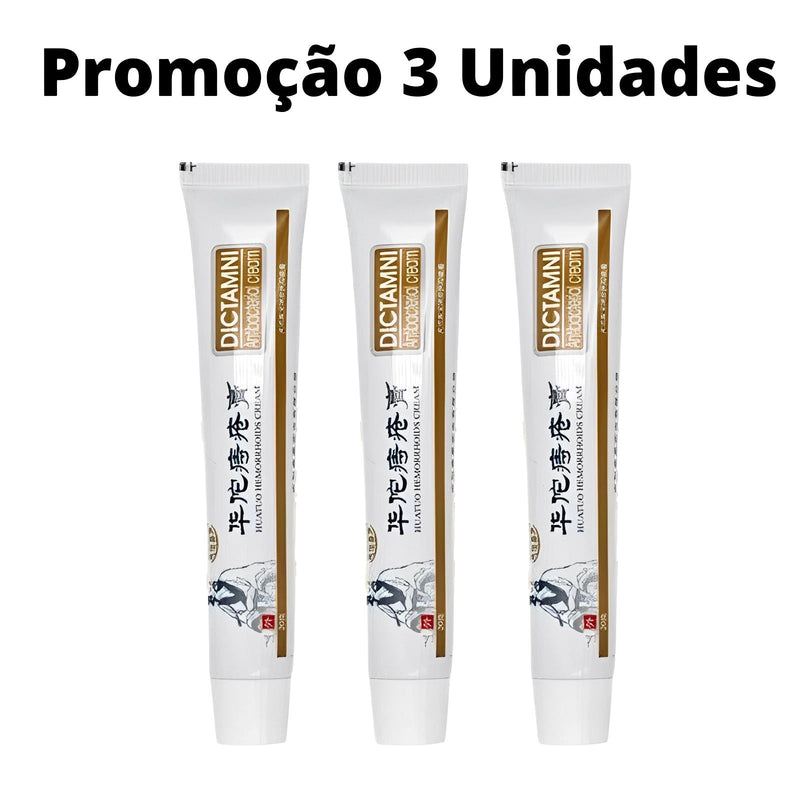 DICTAMNI - Promoção 3 Unidades- Pomada Japonesa para Hemorroida + Brinde - Site Oficial De Vendas