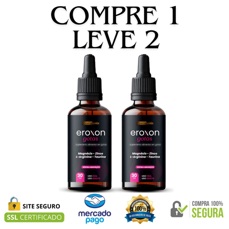 Eroxon Gotas Intensifique Seu Prazer - Compre 1 Leve 2