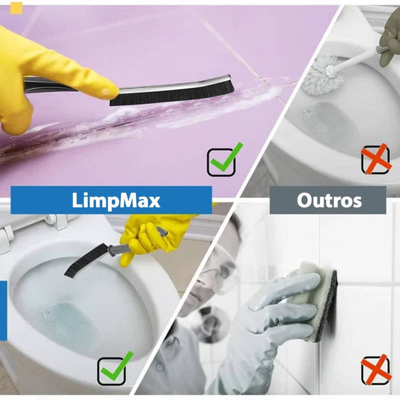 Escova LimpMax - Tenha Cantos Impecáveis e Brilhantes + Brinde