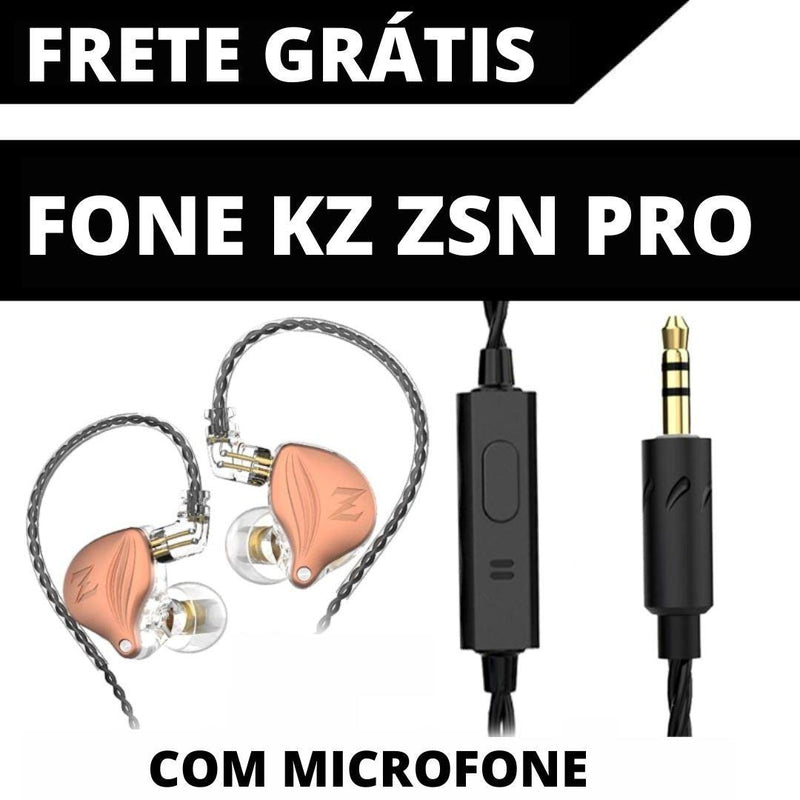 Fone de Ouvido KZ ZSN PRO Intra Auricular