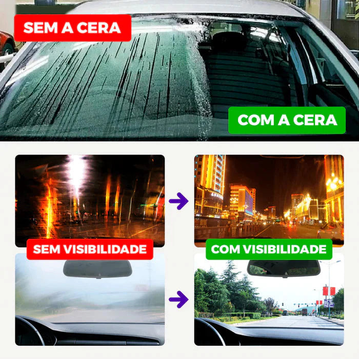 GlassFilm® - Cera Protetora Antiembaçante para Vidros Automotivo