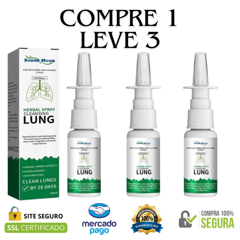 Herbal Spray Compre 1 Leve 3 - Alívio Instantâneo dos Pulmões