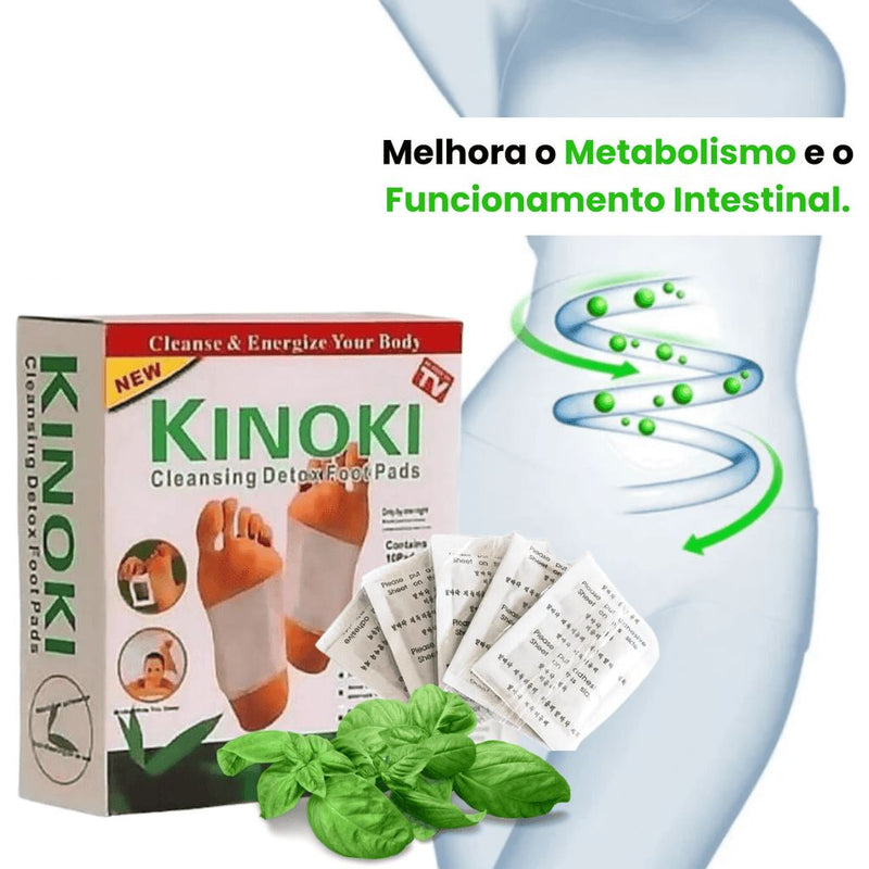 Kit Adesivo Kinoki - Elimina Dores, Inchaços e Desintoxica - 100% Natural