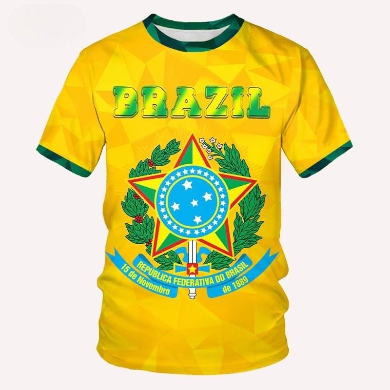 LANÇAMENTO - Camiseta BRAZIL Retro