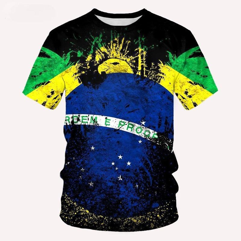 LANÇAMENTO - Camiseta BRAZIL Retro