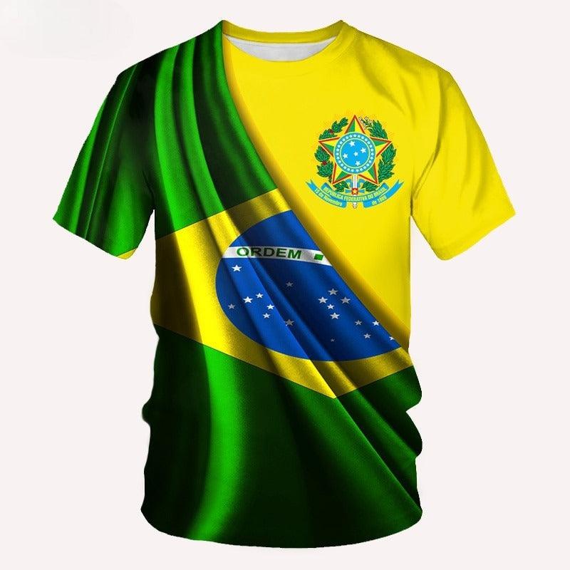 LANÇAMENTO - Camiseta BRAZIL Retro