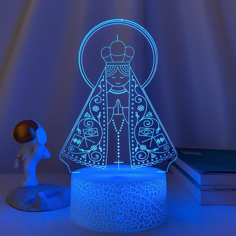 Luminária Santíssima Luz LED N. Sra. Aparecida + Brinde - Site Oficial De Vendas