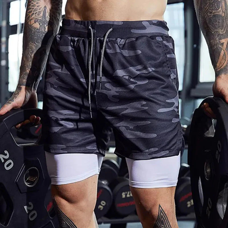 Compre 1 Leve 2 - Shorts Dry-Fit Com Bolso Intertno + Brinde - Frete Grátis