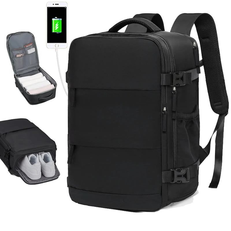 Mochila | B-Perfect - Impermeável com USB Para Viagem - Frete Grátis