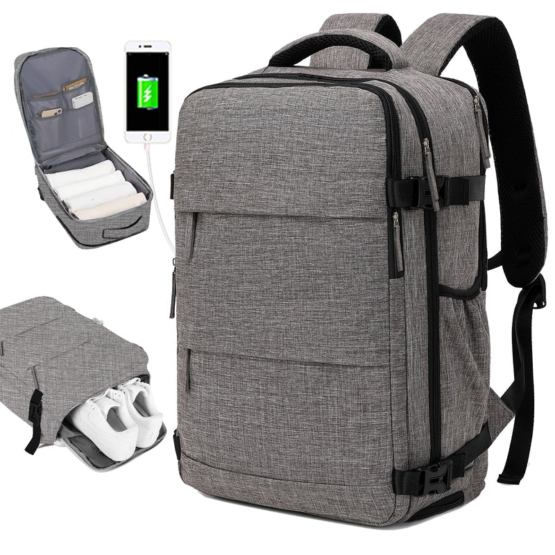 Mochila | B-Perfect - Impermeável com USB Para Viagem - Frete Grátis