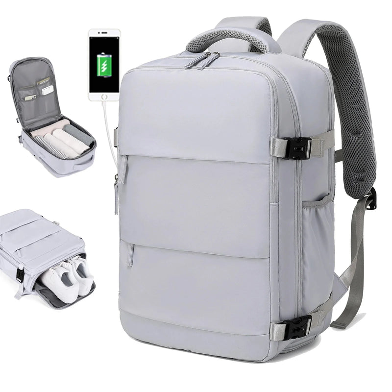 Mochila | B-Perfect - Impermeável com USB Para Viagem - Frete Grátis