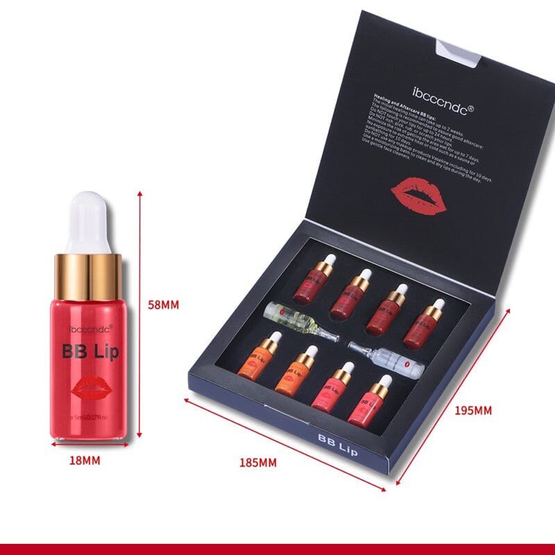 Pigmento, Hidratante e Rejuvenescedor de Lábios - Kit BB Lips (10 Peças) + Brinde