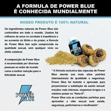 Power Blue - Melhore Sua Performance - Compre 1 Leve 2