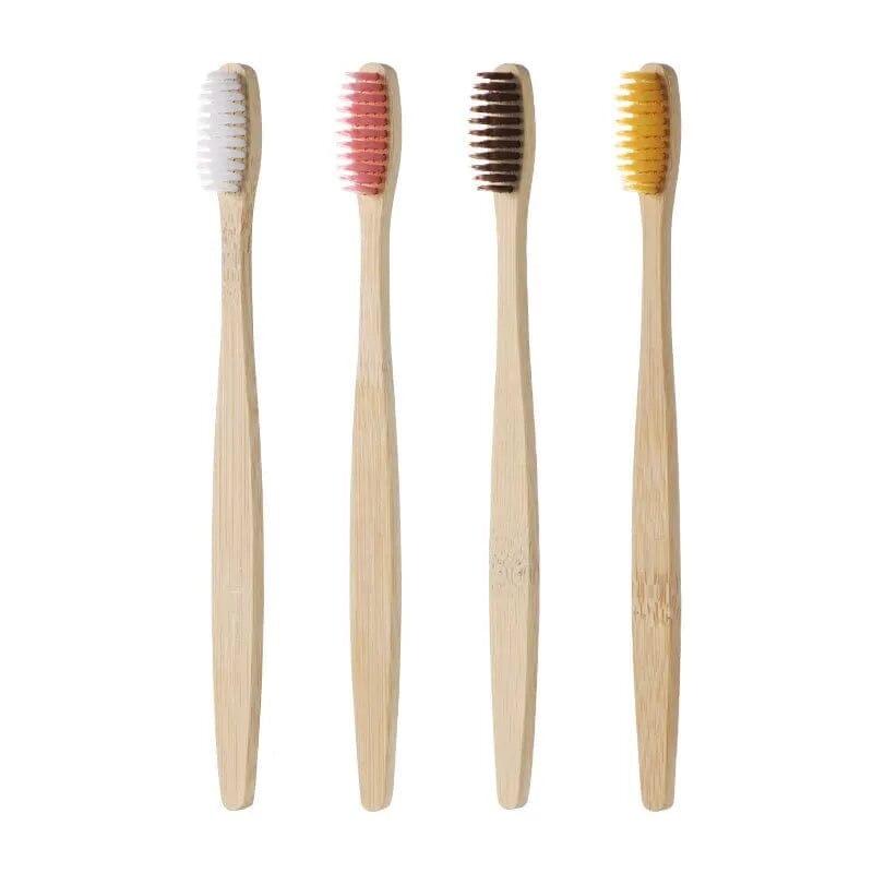 Promoção 10 Unidades - Escovas De Dentes De Bambu