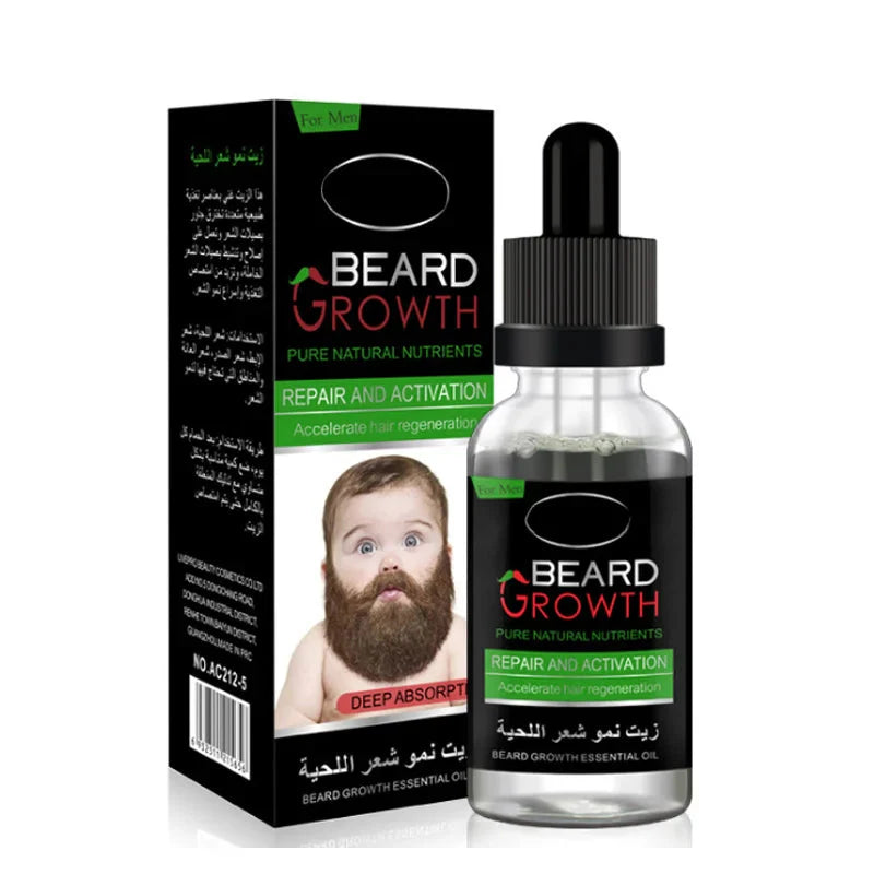 Promoção Compre 1 Leve 2 - Beard Growth Crescimento de Barba Concentrado + Brinde