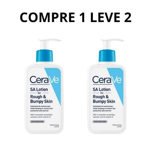 Promoção Compre 1 Leve 2 - Creme CeraVe SA Lotion Para Pele Áspera e Irregular + Brinde - Oferta Somente Hoje