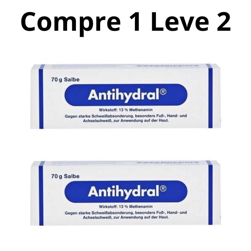 Promoção Compre 1 Leve 2 - Pomada Antihidral Original Para transpiração