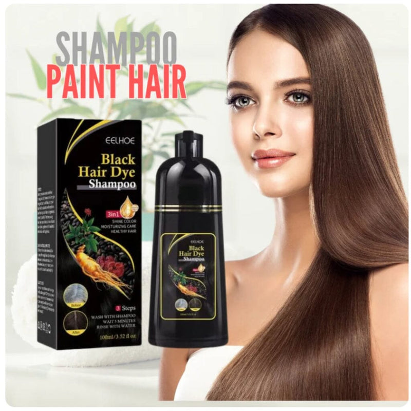 Promoção Compre 1 Leve 2 - Shampoo Tintura Instantânea Black Hair Dye