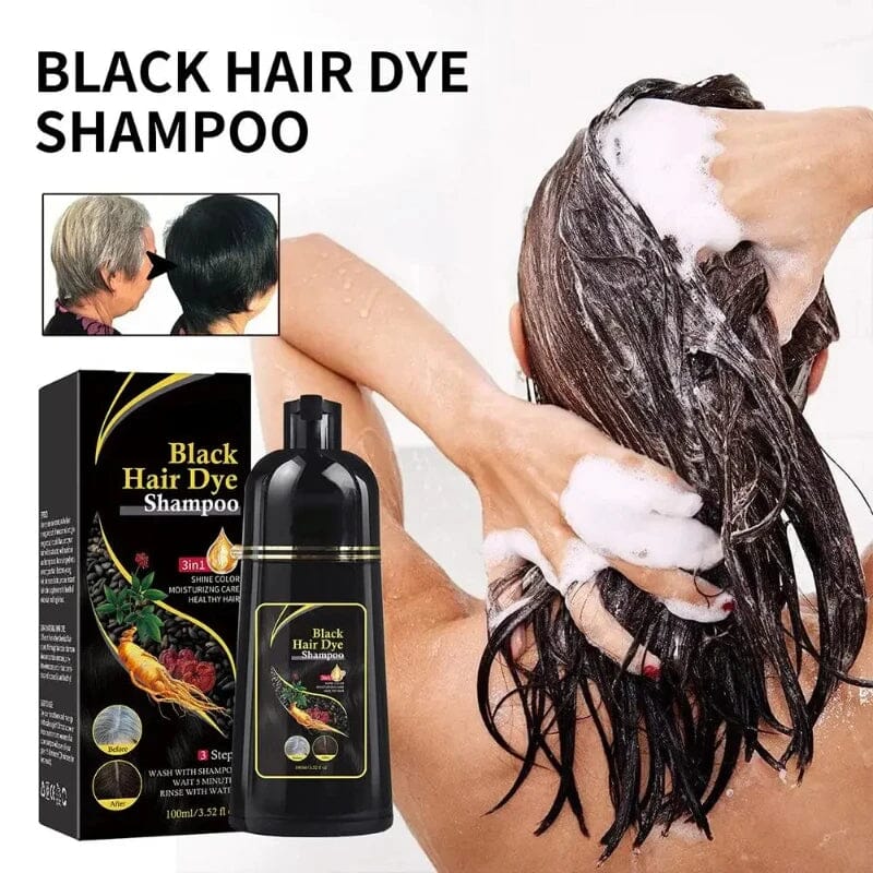 Promoção Compre 1 Leve 2 - Shampoo Tintura Instantânea Black Hair Dye