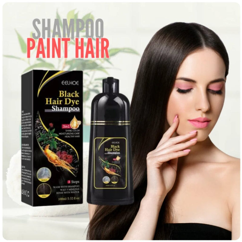 Promoção Compre 1 Leve 2 - Shampoo Tintura Instantânea Black Hair Dye