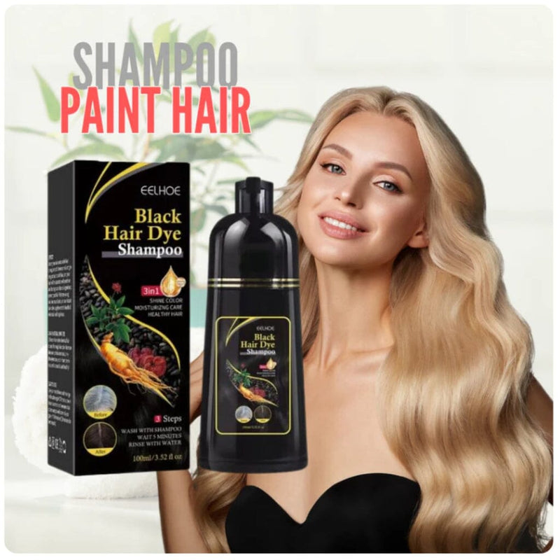 Promoção Compre 1 Leve 2 - Shampoo Tintura Instantânea Black Hair Dye