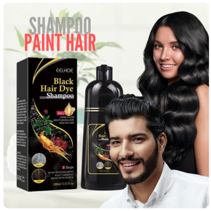 Promoção Compre 1 Leve 2 - Shampoo Tintura Instantânea Black Hair Dye