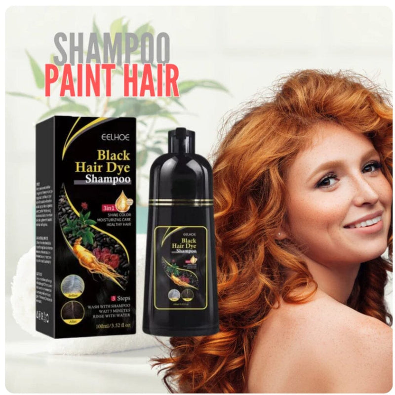 Promoção Compre 1 Leve 2 - Shampoo Tintura Instantânea Black Hair Dye