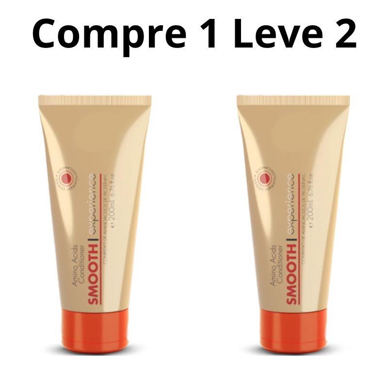 Promoção Compre 1 Leve 2 - Smooth Experience 200ml: O Segredo para Cabelos Lisos e Saudáveis em Casa