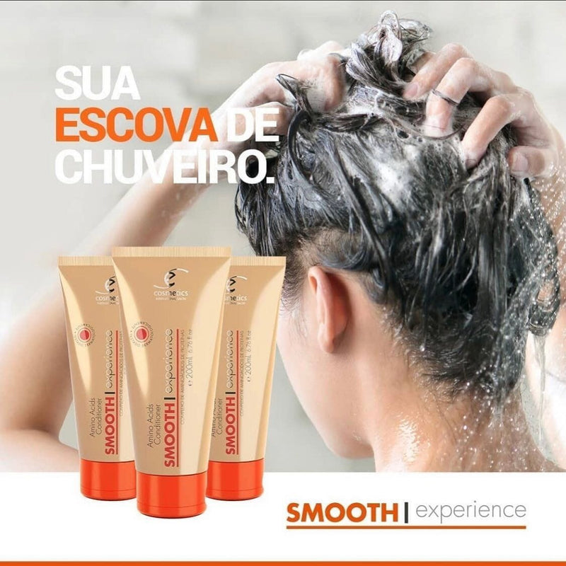 Promoção Compre 1 Leve 2 - Smooth Experience 200ml: O Segredo para Cabelos Lisos e Saudáveis em Casa