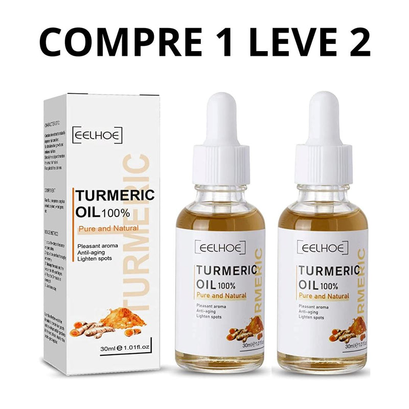 Promoção Compre 1 Leve 2 - Turmeric™ Óleo Anti-Idade Removedor de Manchas