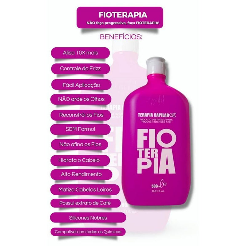 Promoção Compre 1 Leve 3 - Fioterapia 500ml - Terapia Capilar