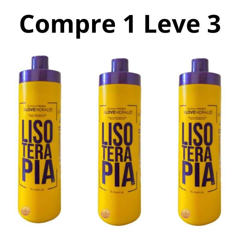 Promoção Compre 1 Leve 3 - Lisoterapia Gloss Escova Progressiva Sem Formol + Brinde