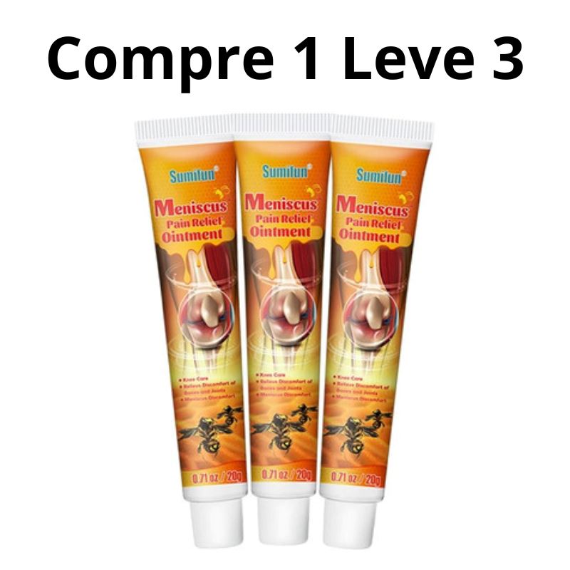 Promoção Compre 1 Leve 3 - Meniscus Pain Relief Ointment + Brinde