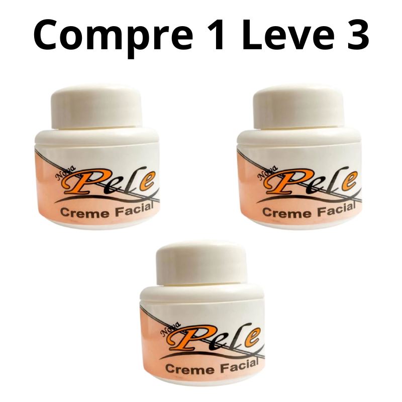 Promoção Compre 1 Leve 3 - Nova Pele Creme Facial + Brinde