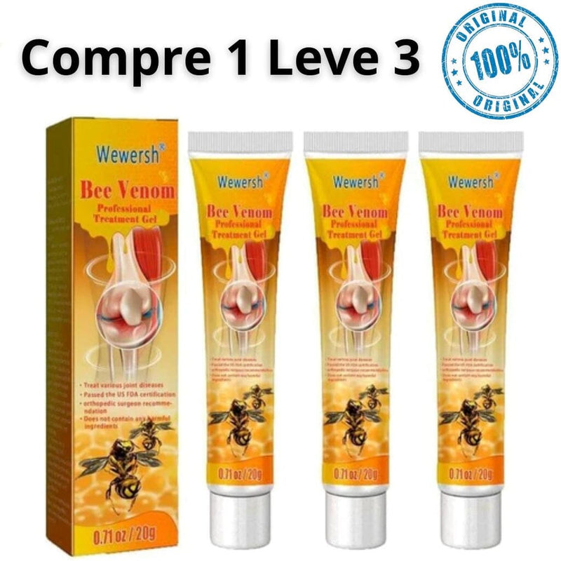 Promoção Compre 1 Leve 3 - Pomada Bee Venom Para Articulações + Brinde