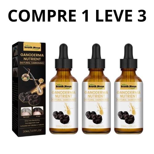 Promoção Compre 1 Leve 3 - Sérum Anti-cabelos Grisalhos Ganoderma Nutrient + Brinde - Oferta Somente Hoje