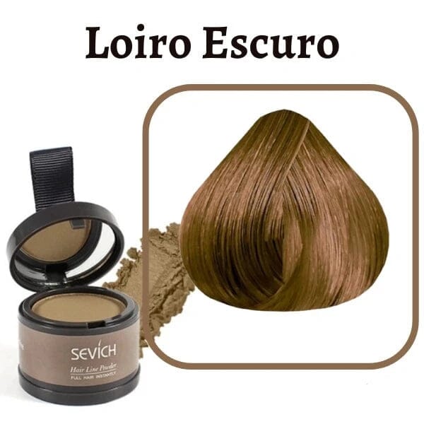 Promoção Compre 1 Leve 3 - Sevích - Tinta de Cabelo em Pó Cobre Todos os Fios Brancos