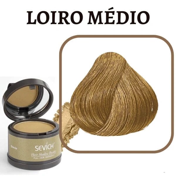 Promoção Compre 1 Leve 3 - Sevích - Tinta de Cabelo em Pó Cobre Todos os Fios Brancos