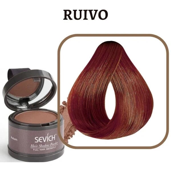 Promoção Compre 1 Leve 3 - Sevích - Tinta de Cabelo em Pó Cobre Todos os Fios Brancos