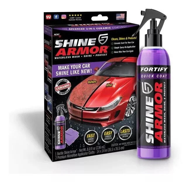 Promoção Compre 1 Leve 3 - Shine Armor Original Restaurador Premium