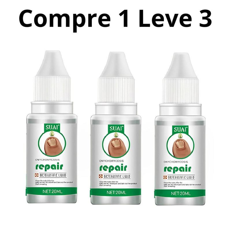 Promoção Compre 1 Leve 3 - Suai Repair - Elimina Fungos e Restaura Unhas Danificadas