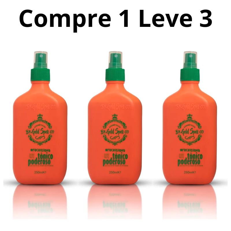 Promoção Compre 1 Leve 3 - Tônico Poderoso Original + Brinde